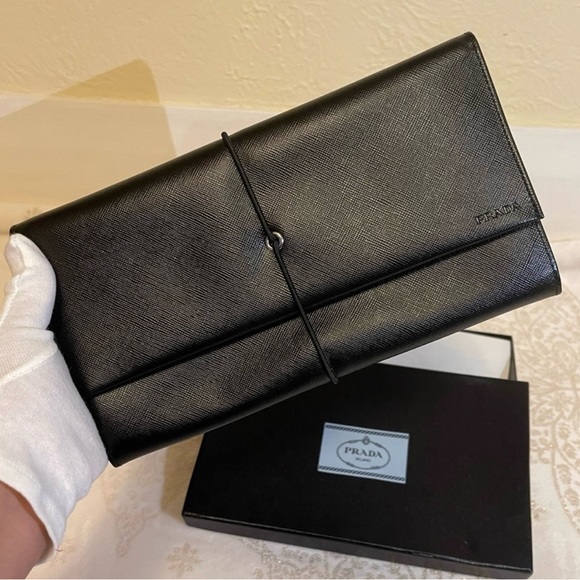 Prada Saffiano Leather Clutch / Travel Document
Holder - Picture 2 of 9